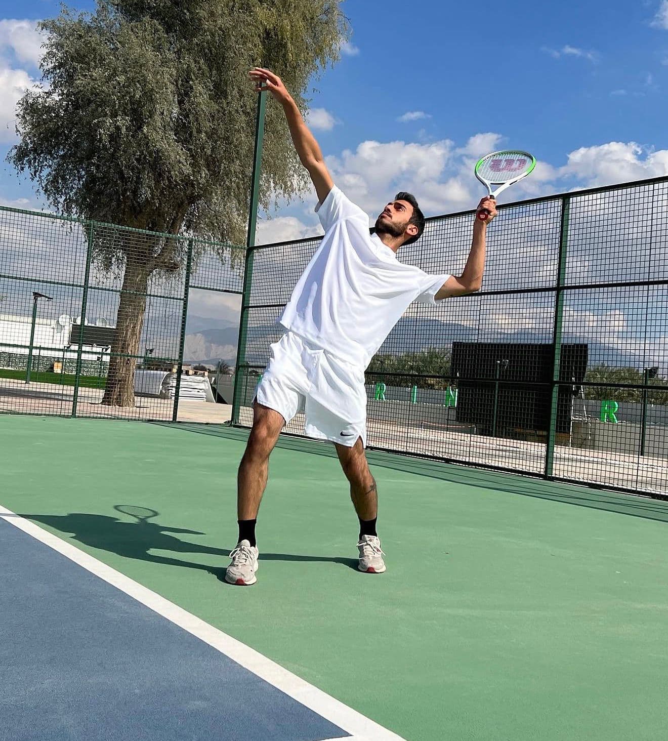 Floodlit courts